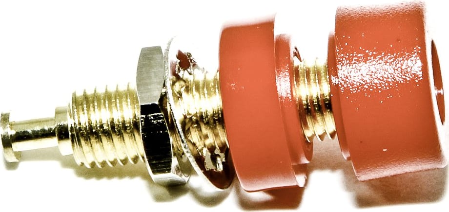 Mueller Electric BU-P2854-2 Red 10PK 4mm Banana Jack