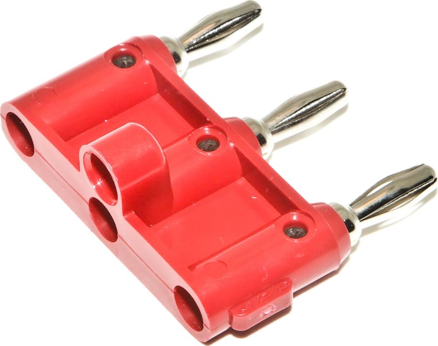 Mueller Electric BU-P2970-2 Red Tripple Banana 4mm