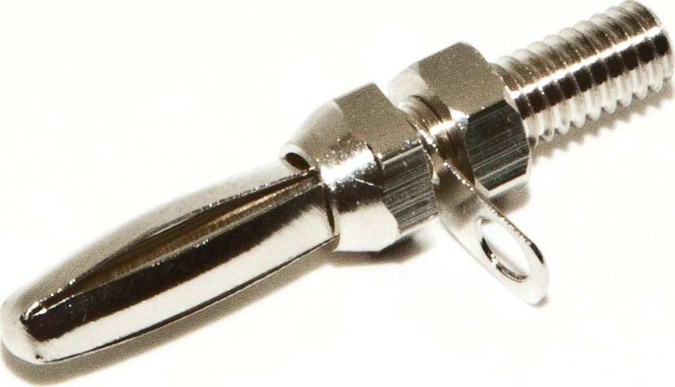 Mueller Electric BU-P3264 - Banana Plug, 1.06' 8-32 thread 10PK