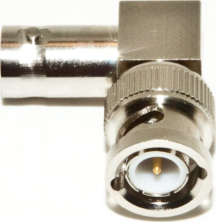 Mueller Electric BU-P3534 Female to Male BNC Connector 90 Degree