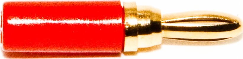 Mueller Electric BU-P3690-2 Red Mini Banana Plug
