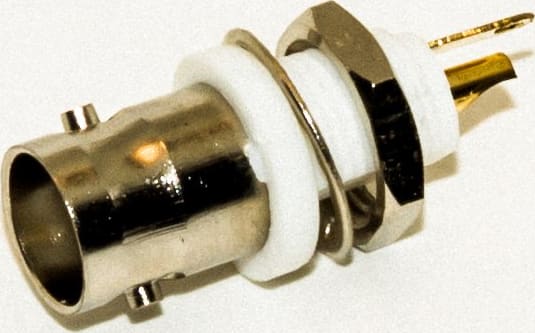 Mueller Electric BU-P3778 BNC Isolated Ground Panel Mount Connector
