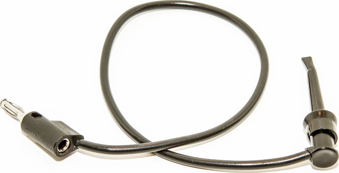 Mueller Electric BU-P3782-36-0 Black Test Lead Stackable Banana Plug