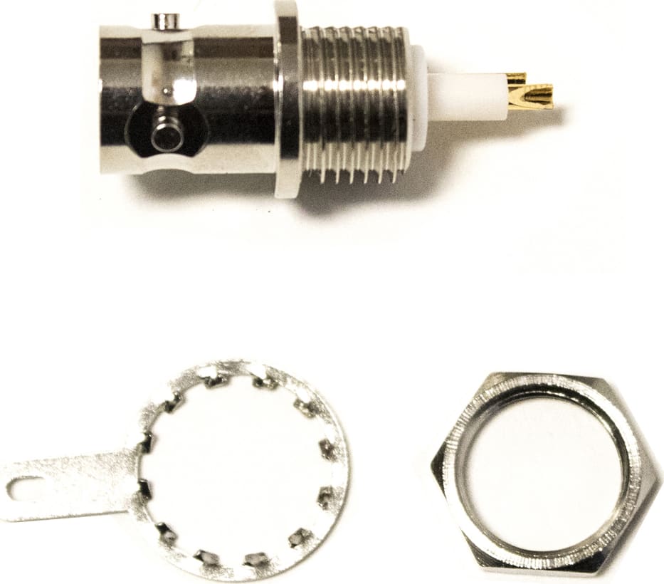 Mueller Electric BU-P5219 - Connector BNC Triax Jack Straight 50 Ohm