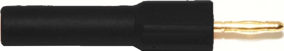Mueller Electric BU-P72914-0 2m Jack, Black 4mm Banana Plug