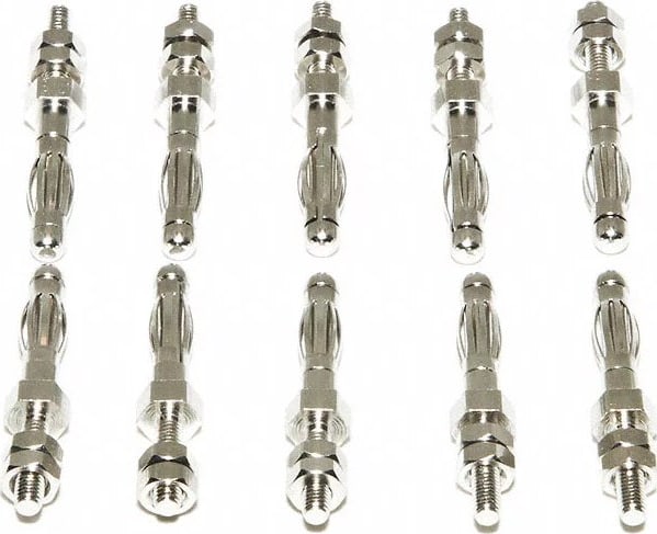 Mueller Electric BU-P72918 M3 10PK Threaded Banana Plug
