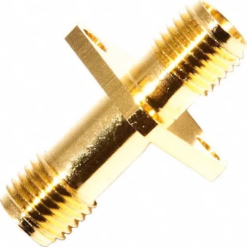 Mueller Electric BU-P72973 Female to Female SMA Flange Connector Mount