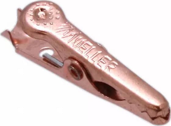 Mueller Electric BU-30C 5 Amp Miniature Alligator Copper Clip