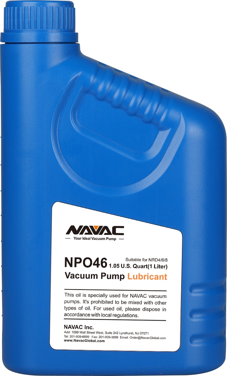 NAVAC NPO46 - Vacuum Pump Oil for NRD4/6/8, NRS20, 1 liter