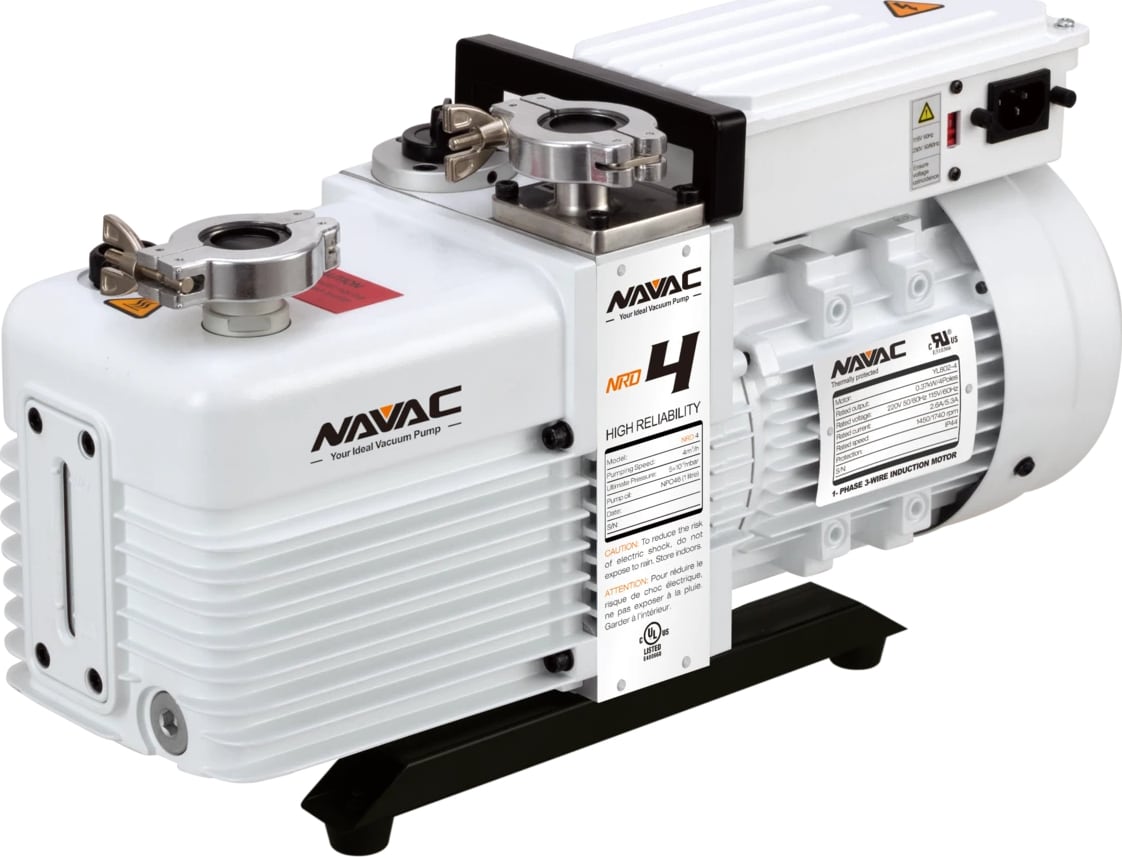 NAVAC NRD4 MINERAL 115V 1PH - Dual Stage Rotary Vane Vacuum Pump