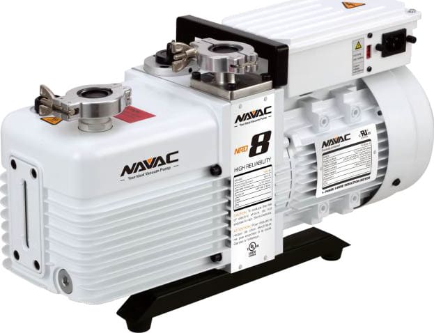 NAVAC NRD8M MINERAL 115V 1PH - Dual Stage Rotary Vane Vacuum Pump (Mild Corrosion Resistant)
