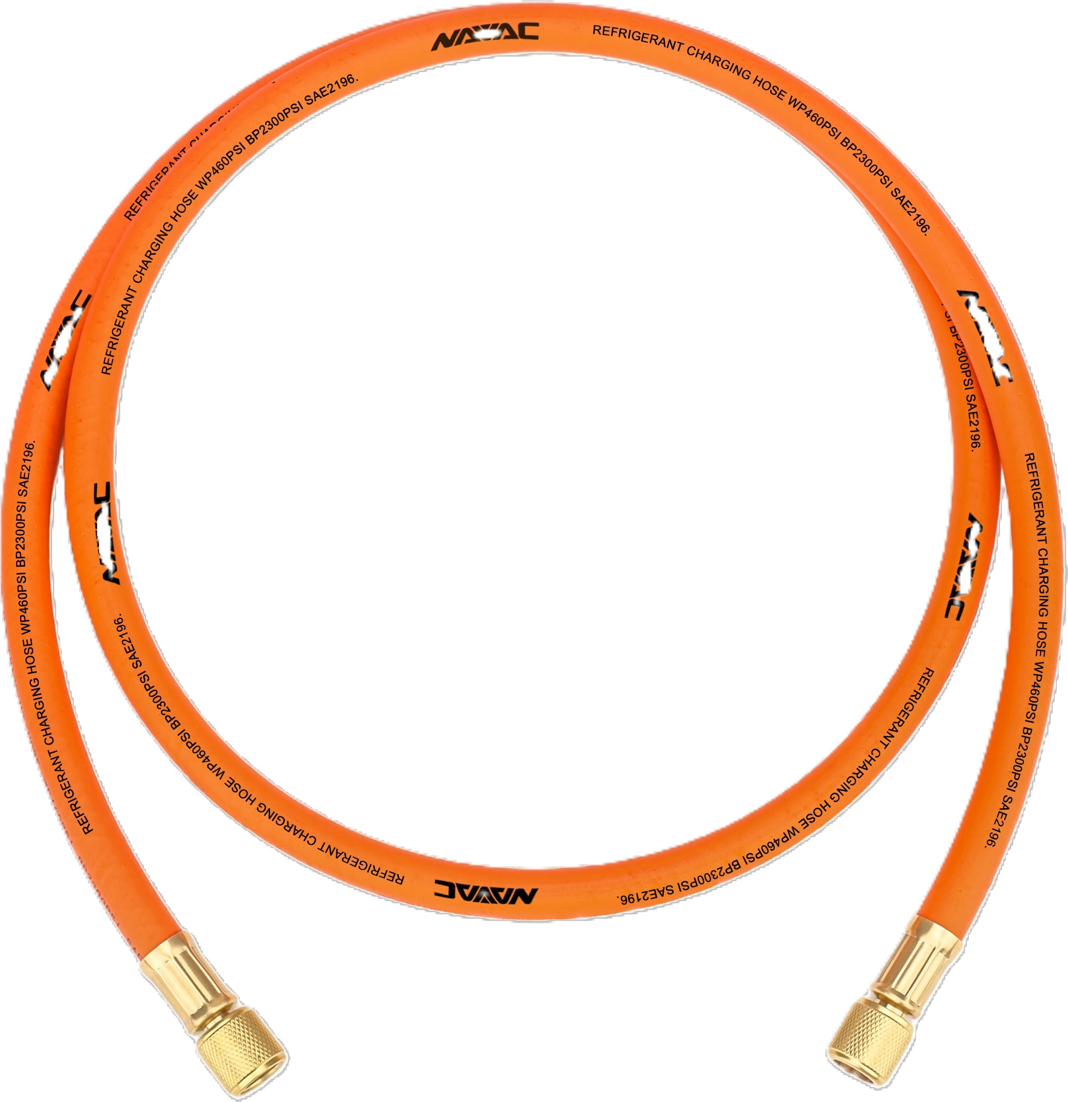 NAVAC NHR38AA - Big Boy Recovery Hose (6ft Length, 3/8in Diameter, 1/4in to 1/4in Fitting)