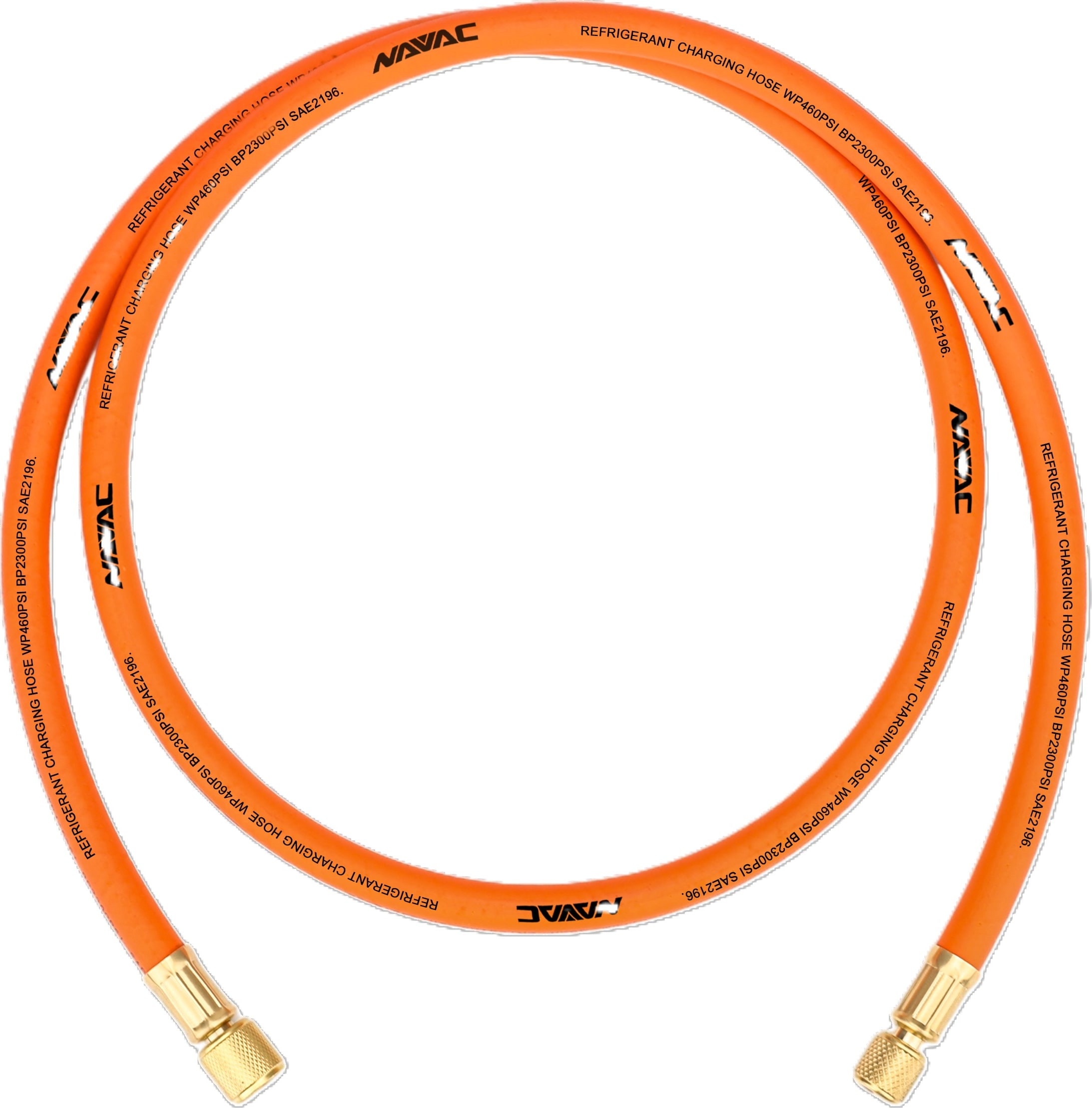 NAVAC NHR38AB - Big Boy Recovery Hose (6ft Length, 3/8in Diameter, 1/4in to 3/8in Fitting)
