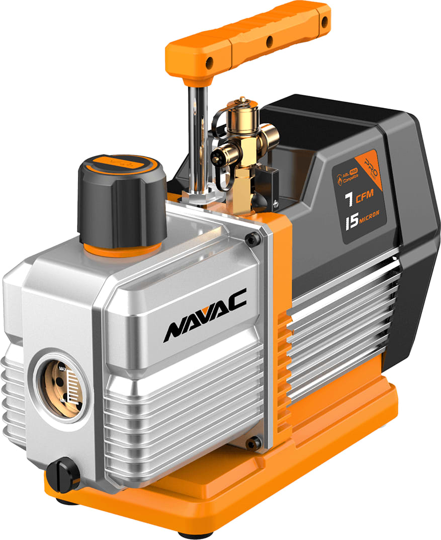 NAVAC NP7DP2 - Vacuum Pump, 7 CFM, 15 Micron (A2L, R32 Compatible)