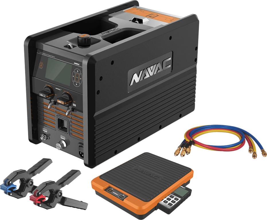 NAVAC NRC62D Smart Refrigerant Charging Machine, Temp Probes, Master-Series