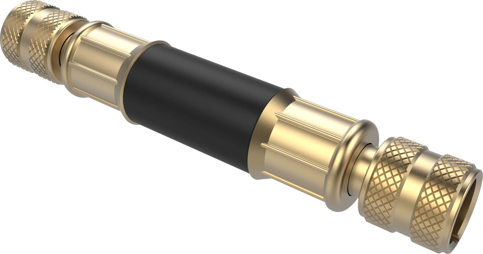 NAVAC NHB3 - High Flow Refrigerant Hose, Black, 6 Inch Length, 1/2' Diameter, 1/2' to 1/2' Fitting