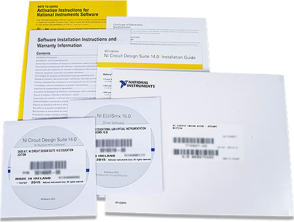 Digilent NI Multisim - Student Edition Circuit Design and Simulation Software