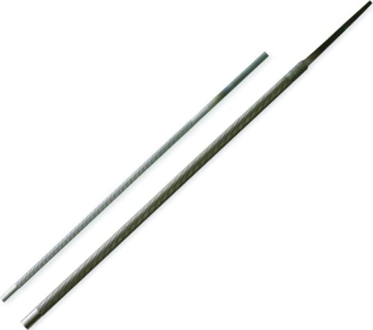 Crescent Nicholson T01590 - File, Chainsaw, Knurl Cut, 1/8' x 6', Round, 1 File per Card