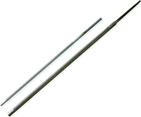 Crescent Nicholson T01888 - Chainsaw File, 7/32' x 8', Round Knurl Cut, 1 File per Card