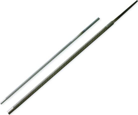 Crescent Nicholson T01974 - Chainsaw File, 1/4' x 8', Round, Knurl Cut, 1 File per Card
