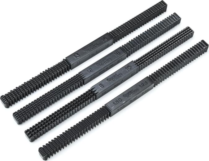 Crescent Nicholson T33024 - 4 Piece, Thread Restoring File Set