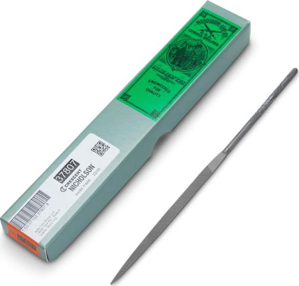 Crescent Nicholson T37807 - File, 6-1/4', Needle, Half Round, 0 Cut