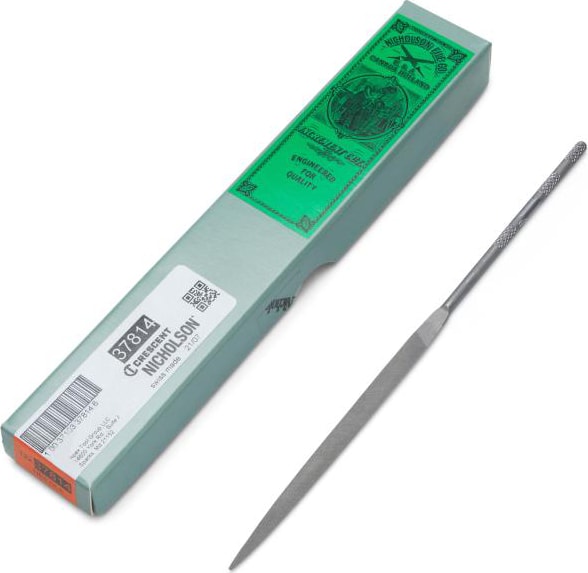 Crescent Nicholson T37814 - File, 6-1/4', Needle, Half Round, 2 Cut