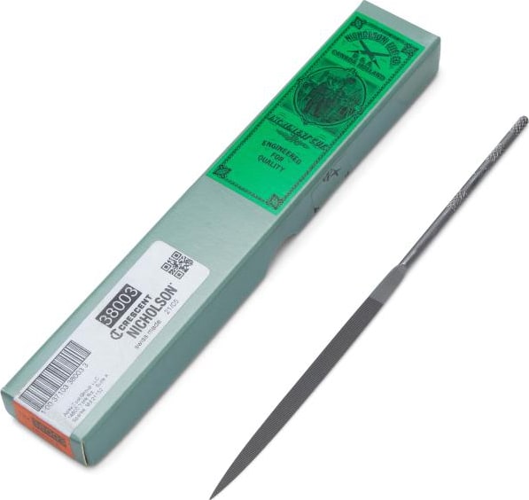 Crescent Nicholson T38003 - File, 6-1/4', Barrette, Needle, 0 Cut