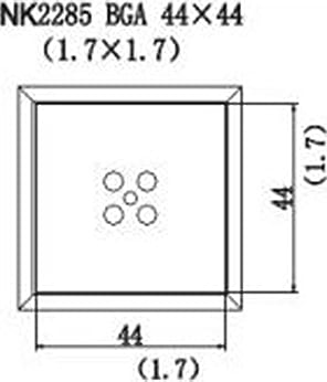Quick NK2285 - BGA, 44 x 44mm, (1.7 x 1.7)