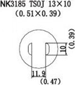 Quick NK3185 - TSOJ, 13 x 10mm, (0.51 x 0.39)