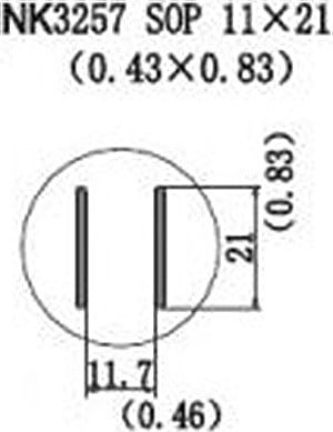 Quick NK3257 - SOP, 11 x 21mm, (0.43 x 0.83)