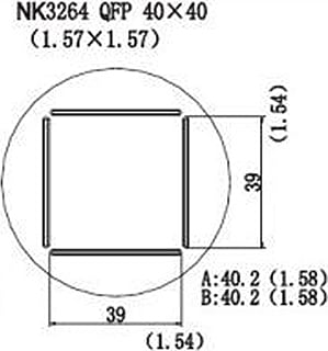 Quick NK3264 - QFP, 40 x 40mm, (1.57 x 1.57)
