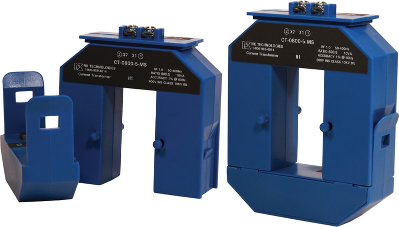 NK CT-0800-5-MS - Secondary Current Transformer, 1 A to 5 A, Split-Core