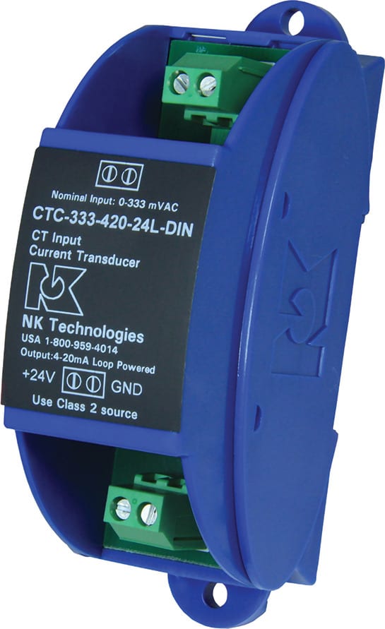 NK CTC333-420-24L-DIN - Signal Converter, 4-20 mA, 24 VDC Power Supply, DIN Rail