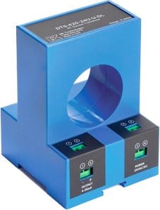 NK DT5-005-24U-BP-DL Large Aperture Current Transducer 0-300 Amp range, 24 VDC/VAC Powered