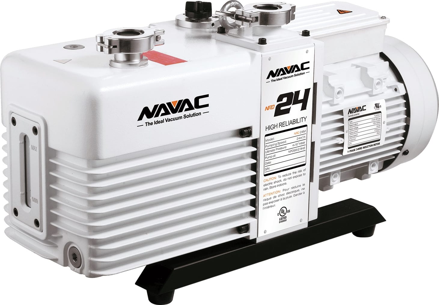 NAVAC NRD24M - Industrial Vacuum Pump, 18 CFM, 3 Micron