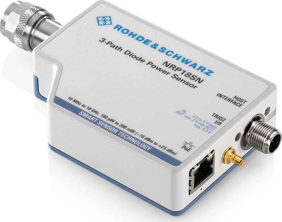 Rohde and Schwarz NRP18SN - Three-Path Diode Power Sensor (10 MHz - 18 GHz), LAN Model