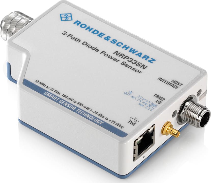 Rohde and Schwarz NRP33SN - Three-Path Diode Power Sensor (10 MHz - 33 GHz), LAN Model