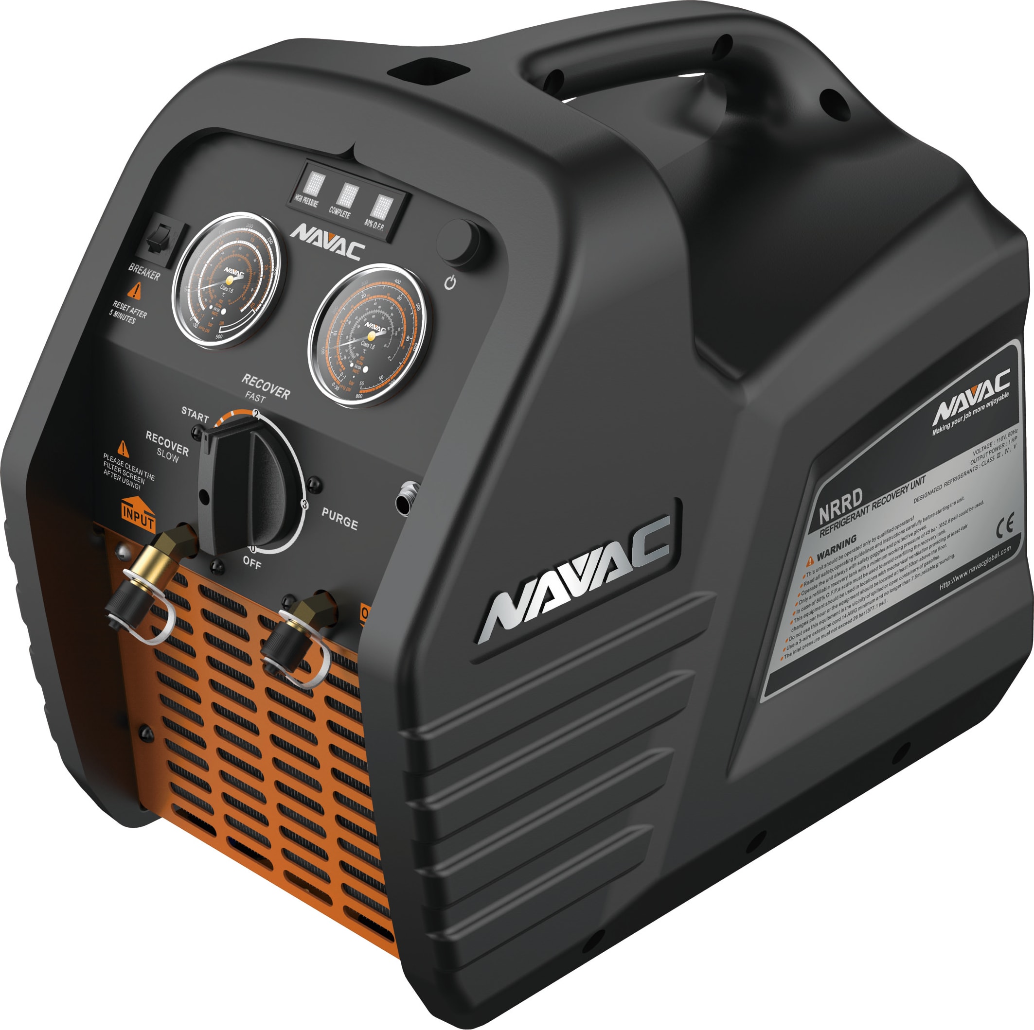 NAVAC NRRD - Refrigerant Recovery Machine