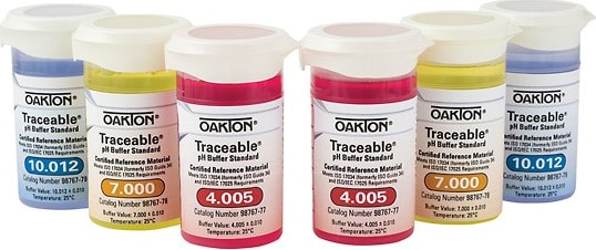 Oakton 98767-80 Colored pH Buffer Solutions Kit