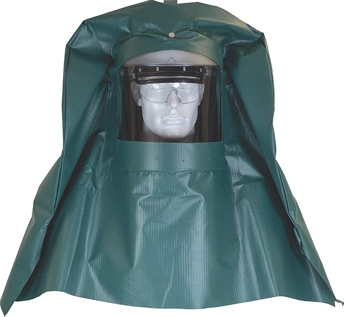 Oberon CS8AFR Chemical Splash Hood with Ratchet Headgear