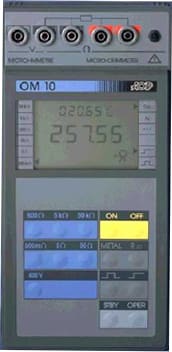 Wahl OM-10 Portable Micro-Ohmmeter (resolution 10µOhm)