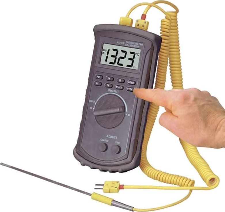 Omega Engineering CL3512A - Temperature Calibrator & Thermometer, +/- 0.01 % rdg+1 C (1.8 F) Accuracy, Supports K, J, E, T Types, 100 hours, CL3512A Series