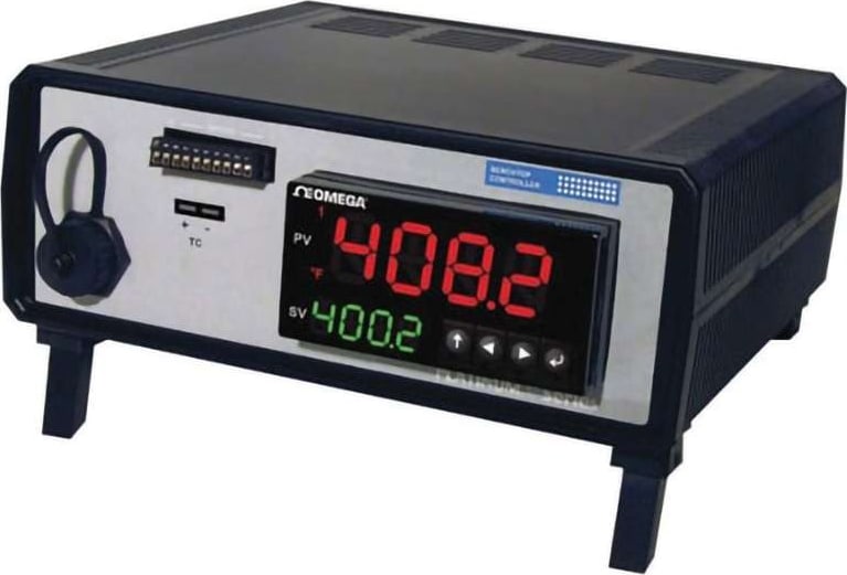 Omega Engineering CS8DPT - Universal Benchtop Digital Controller, T/C, RTD, Thermistor, Analog V/I, Strain, 1 I/P, SSR, Relay, Analog, 2 O/P, Benchtop, AC, 4 Digit Dual, CS8DPT