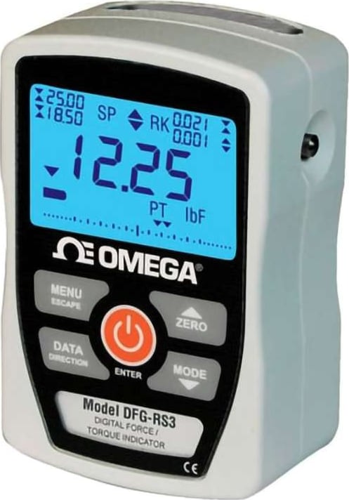 Omega Engineering DFG-RS3 - Digital Force Gauge, 2000 Hz Sampling Rate, Indicators, DFG-RS3 Series