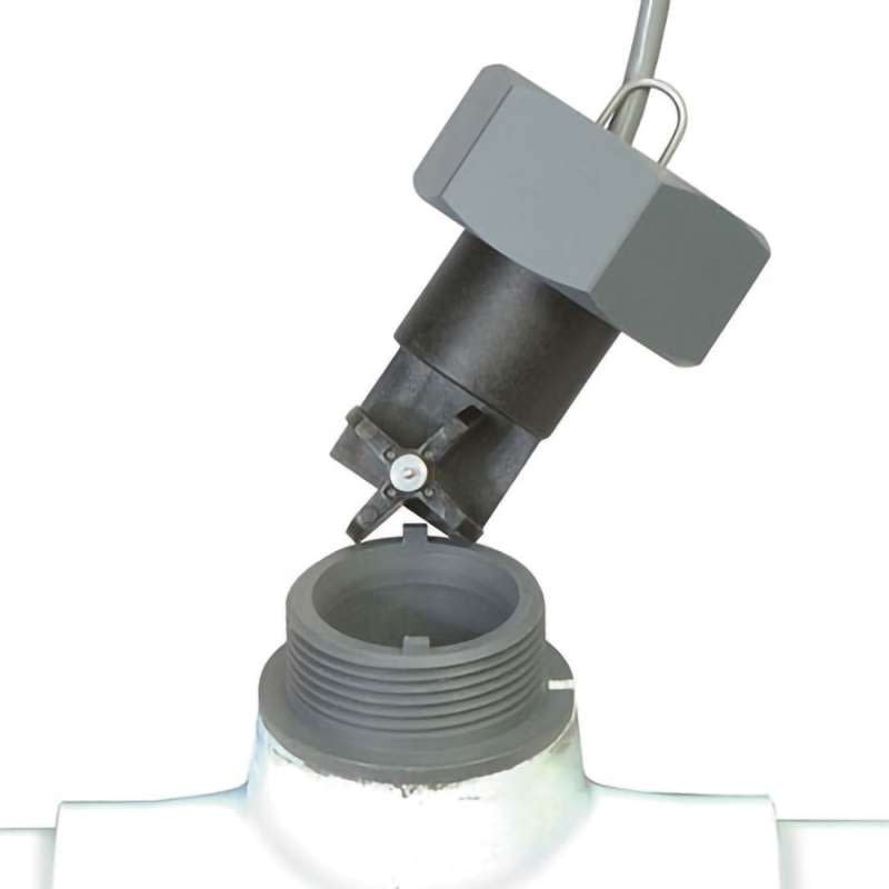 Omega Engineering FP7001A - Flow Sensor, Fixed Length Insertion Paddlewheel, 5 Vdc to 18 Vdc, 2 GPM to 460 GPM, +/- 2 % Accuracy, Amplified Square Pulse, PP, 150 psi