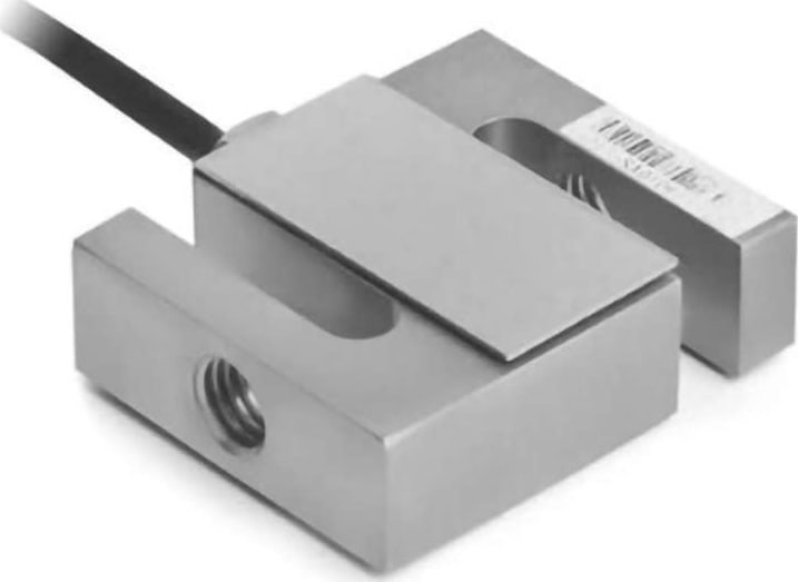 Omega Engineering LC103B-100 - S-Beam Load Cell, Tension/Compression, +/- 0.02 %, 100 lbf, 3 mV/V, 20 ' Cable, 2' (L), 0.5' (W), 2.4' (H), High Accuracy, LC103B Series