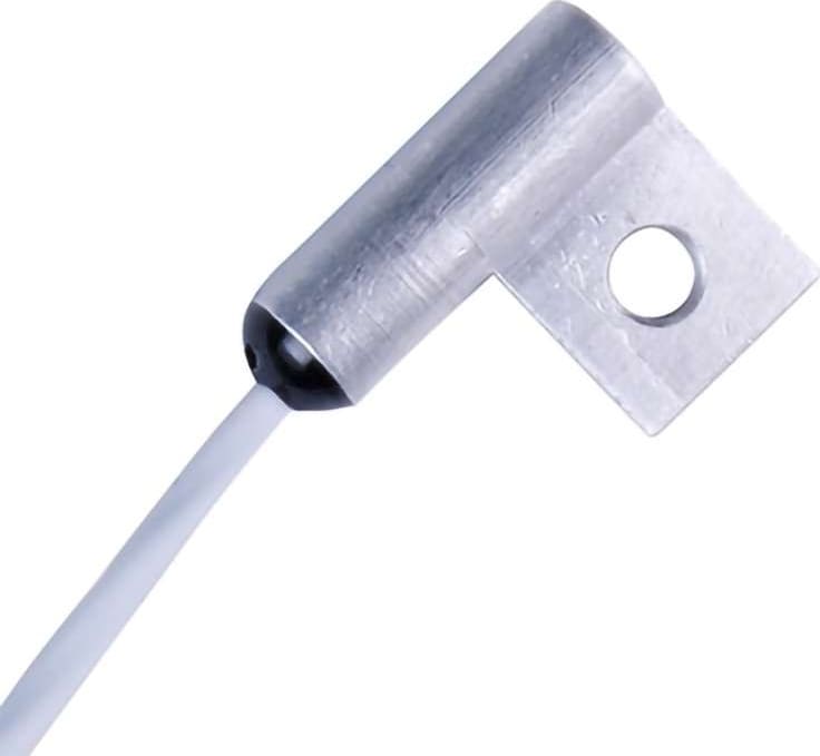 Omega Engineering RTD-831-MTP - Bolt-On RTD Sensor with Aluminum Flag Housing, 1 m PFA leads, Mini Connector, #3, #4 Hole