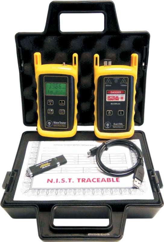 OWL KIT-WT-D2SC-L2FC - WaveTester Dual OWL / Laser OWL MM/SM Test Kit