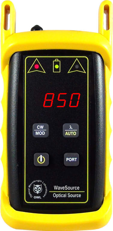 OWL WS-MDFC WaveSource Dual MultiMode Light Source (850nm / 1300nm) FC Connector